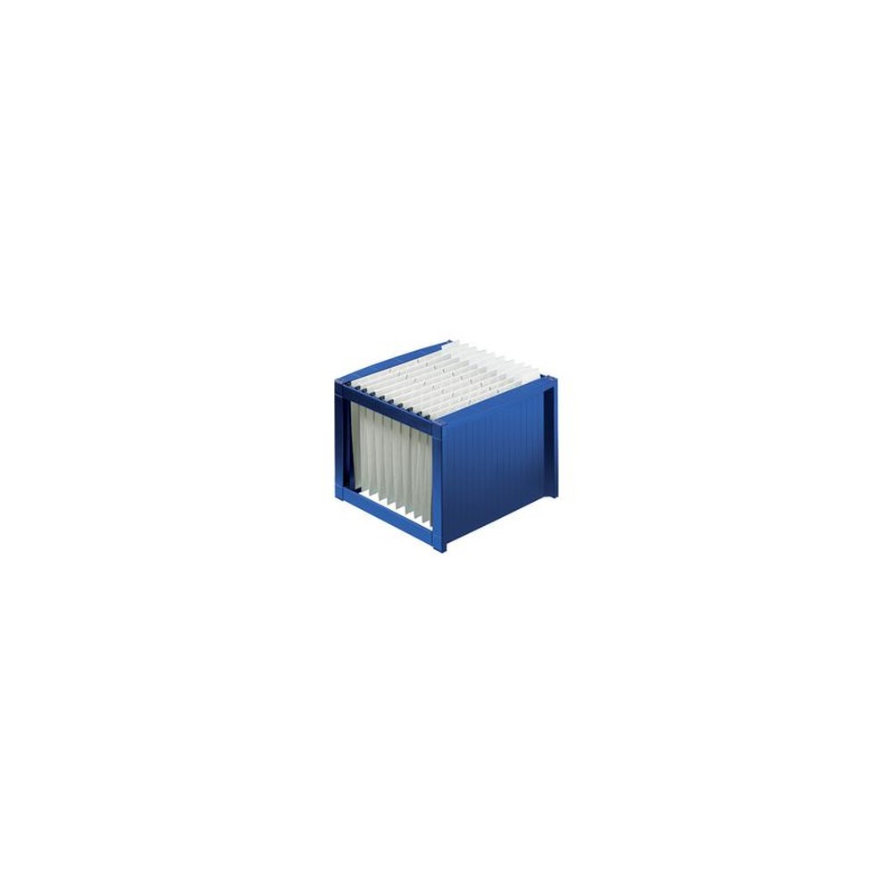 helit Bac pour dossiers suspendus "the rack", bleu