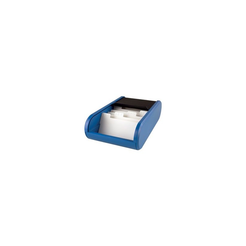 helit Visitenkartenbox "the personal", schwarz/blau