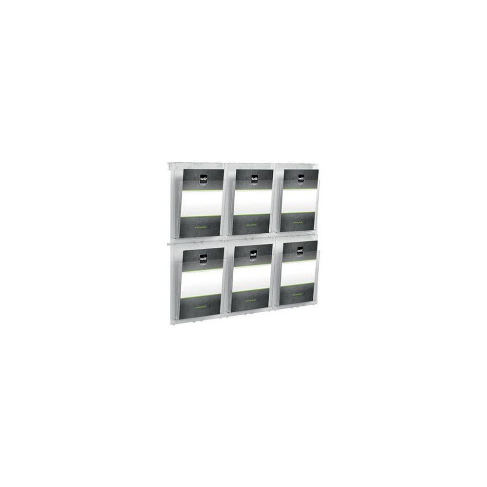 helit Porte-brochures mural "the placativ", transparent