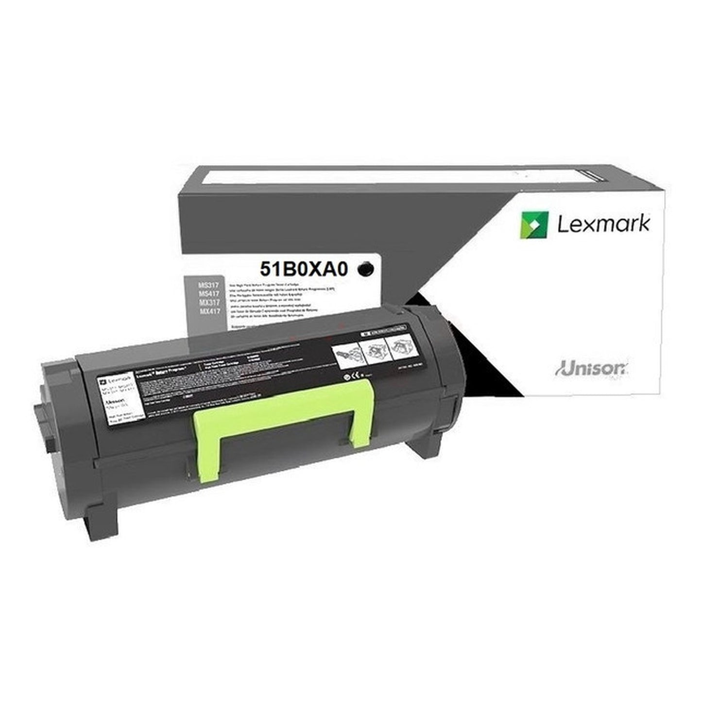 Toner d'origine Lexmark 51B0XA0 - noir