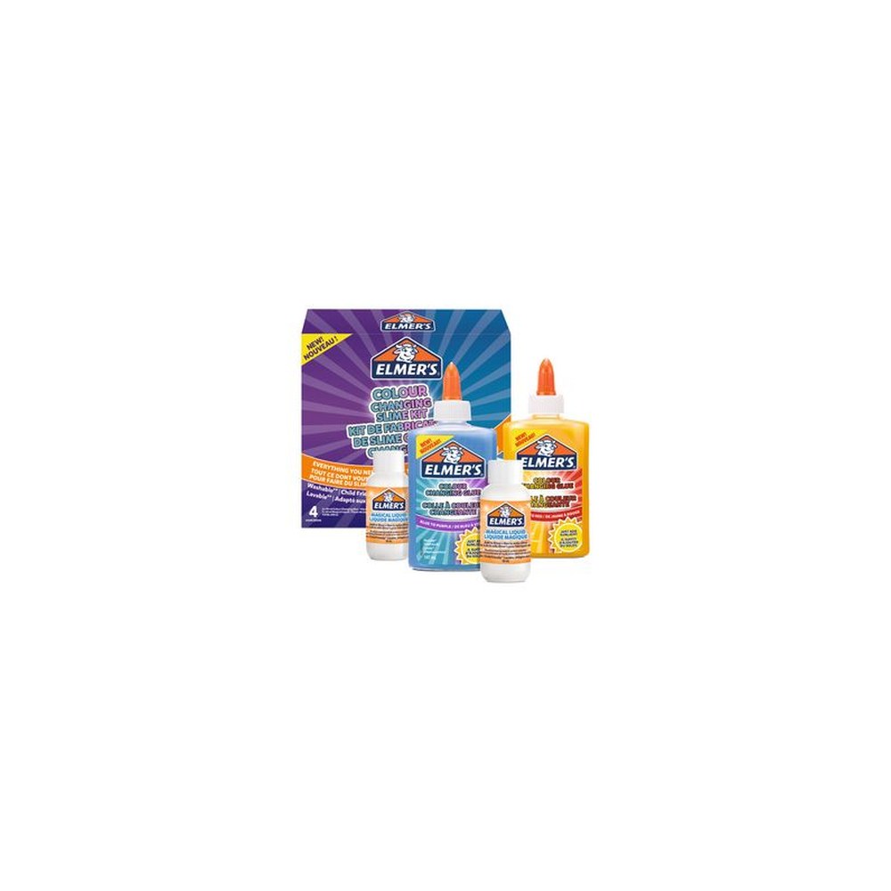 ELMER'S Slime Kit "Color Changing Slime Kit", 4 pièces