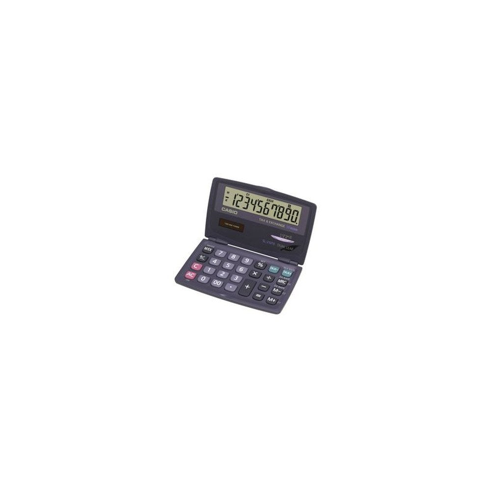 CASIO calculatrice SL-210 TE, avec alimentation solaire/par