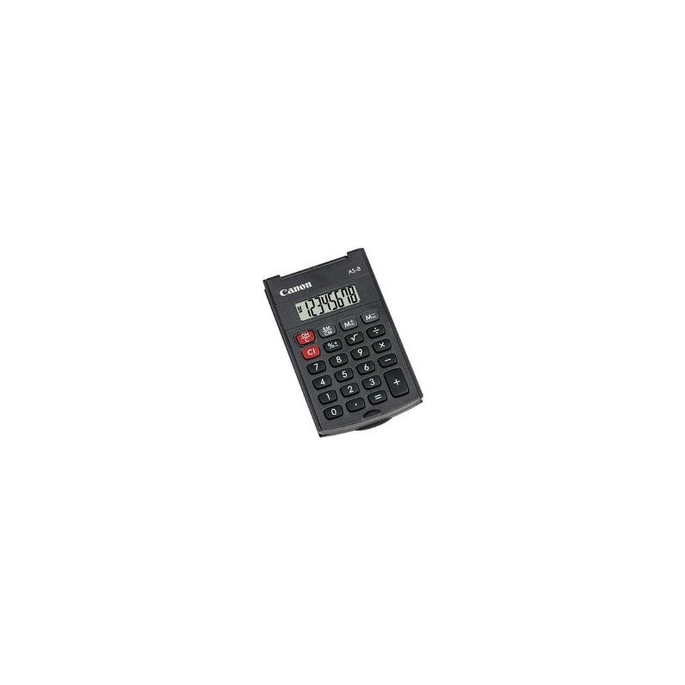 Canon Calculatrice AS-8, fonctionnement par piles