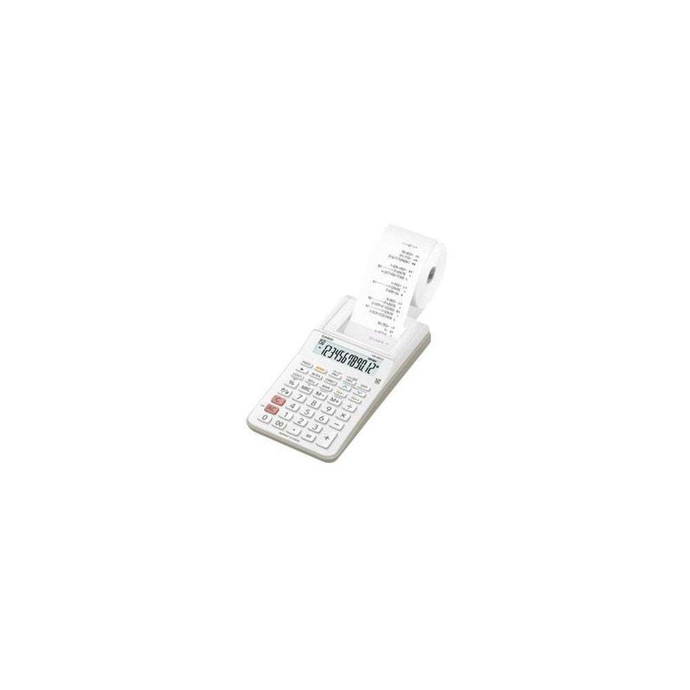 CASIO Calculatrice imprimante modèle HR-8 RCE-WE, blanc