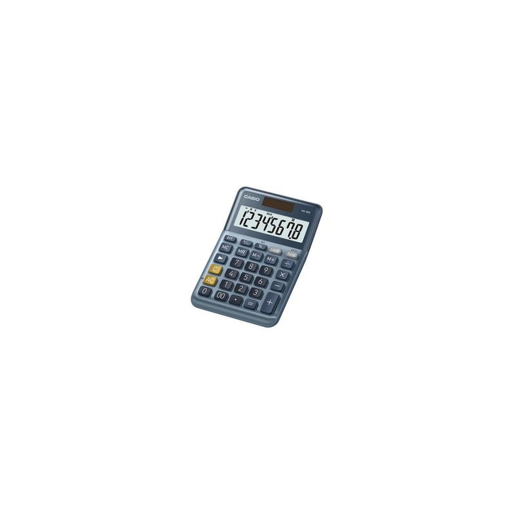 CASIO Calculatrice de bureau MS-80E, 8 chiffres, argent