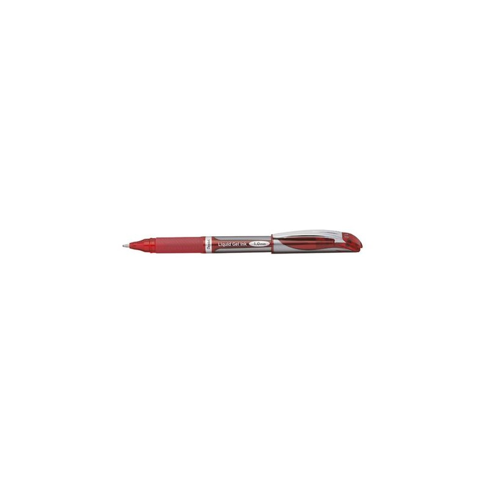 Pentel Stylo roller à encre gel EnerGel BL60, rouge