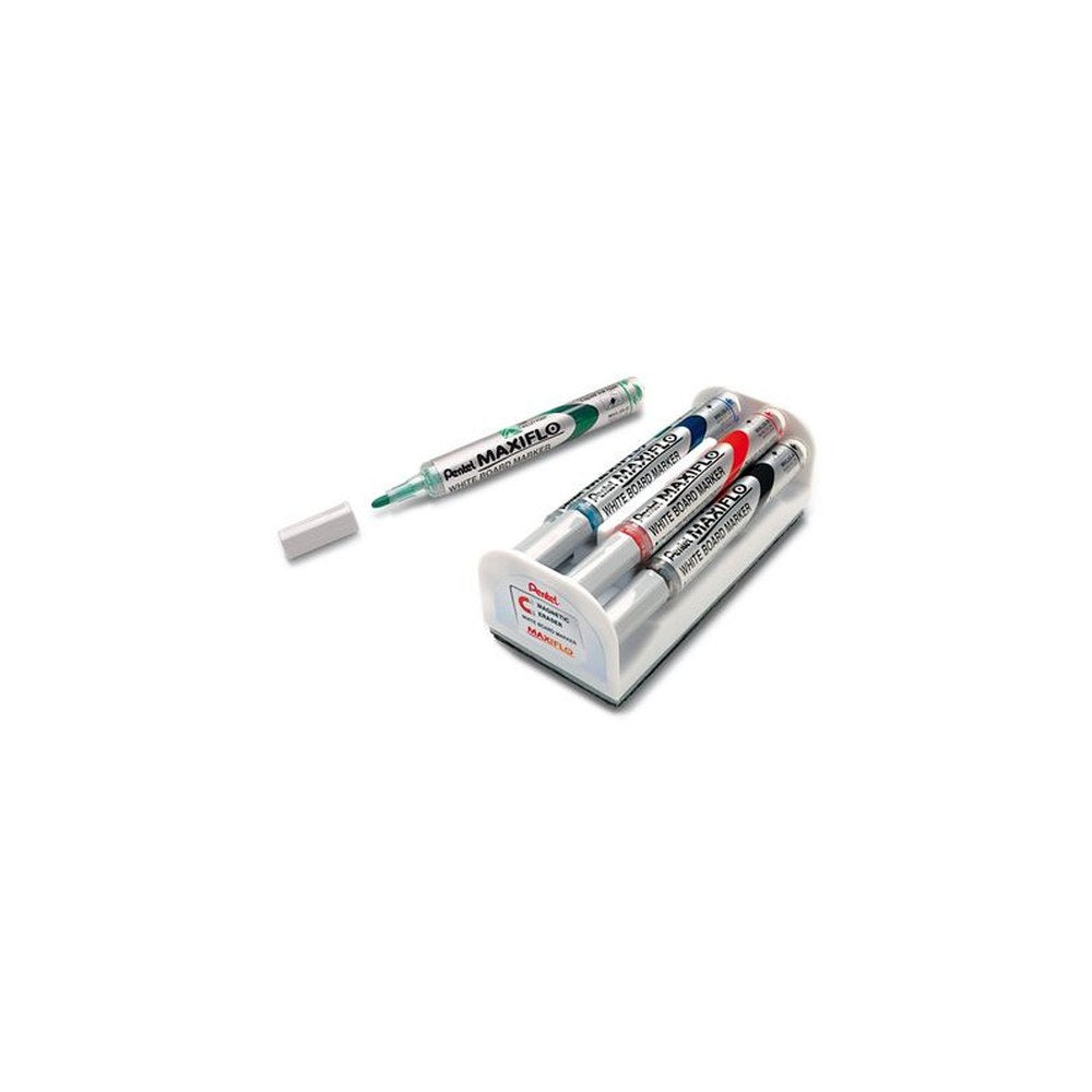 Pentel Set marqueur pour tableau blanc MAXIFLO MWL5S