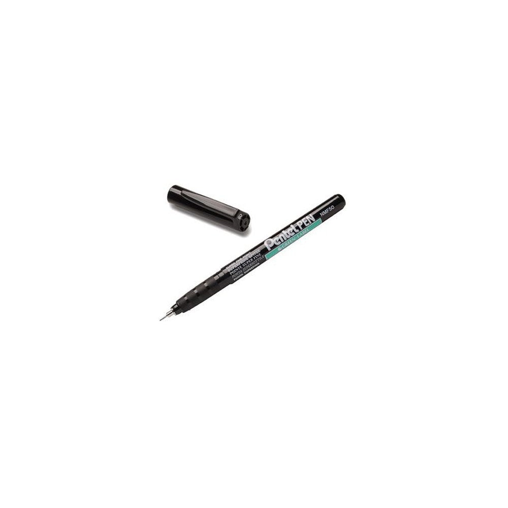 Pentel Marqueur permanent GREEN-LABEL NMF50, noir