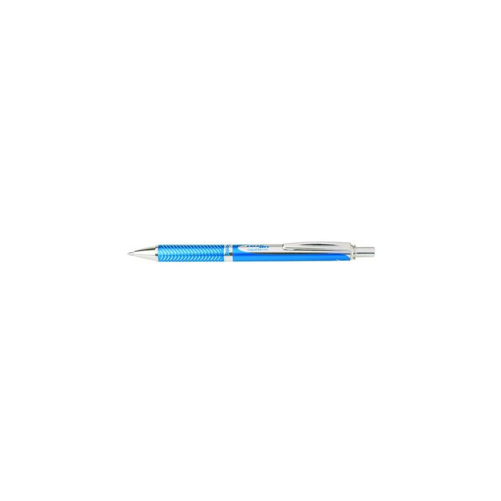 Pentel roller encre gel EnerGel Sterling BL407, bleu