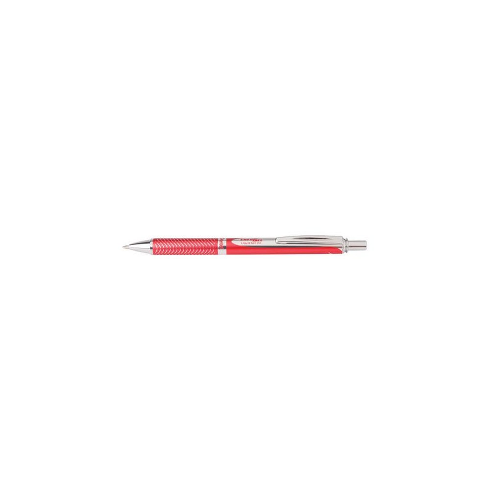 Pentel roller à encre gel EnerGel Sterling BL407, rouge