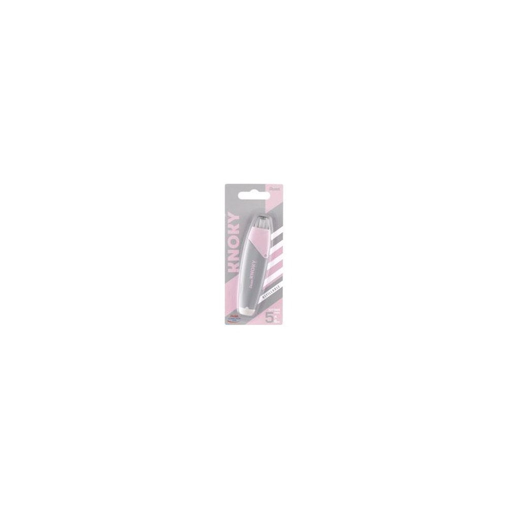 Pentel Ruban correcteur rétractable KNOKY, 5 mm x 6 m, gris