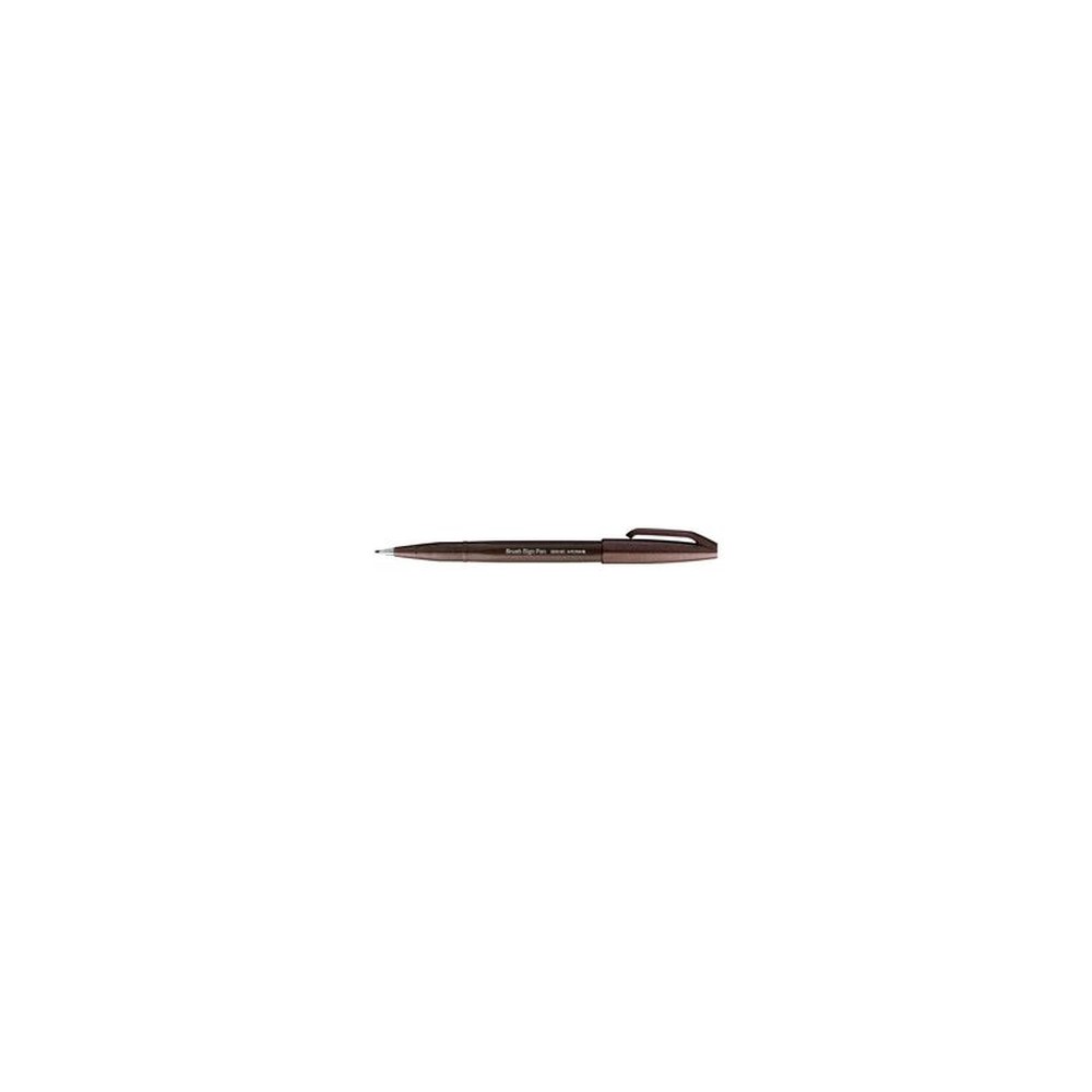 PentelArts Stylo feutre Brush Sign Pen SES15, marron foncé