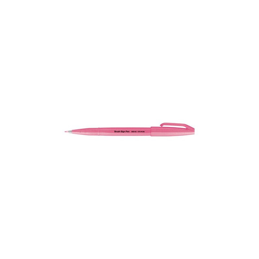 PentelArts Stylo feutre Brush Sign Pen SES15, rose fluo