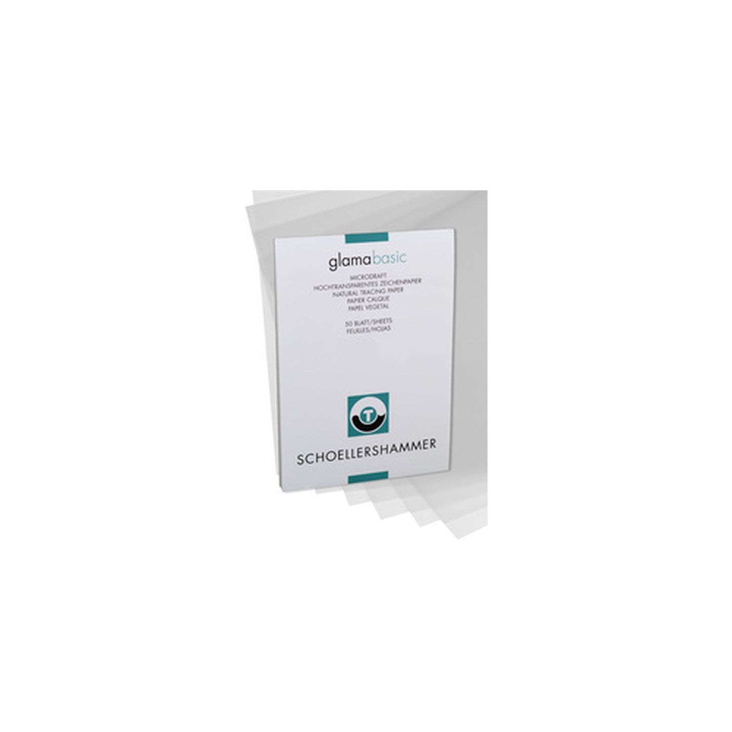SCHÖLLERSHAMMER Bloc papier calque, A4, 80 g/m2