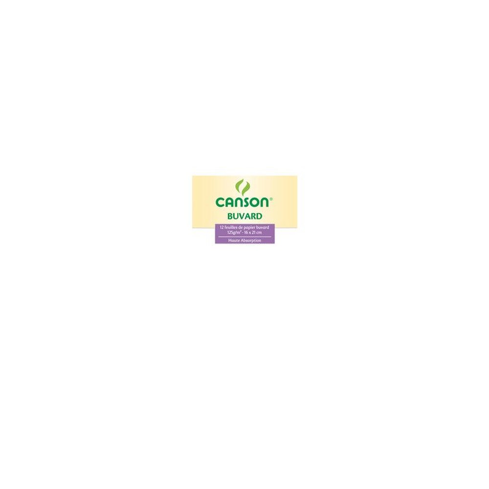 CANSON Buvard, 160 x 210 mm, 125 g/m2, blanc