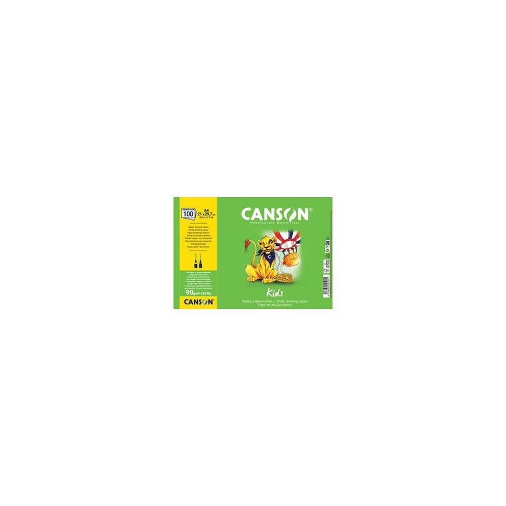 CANSON Papier à dessin Kids, A4, 90 g/m2