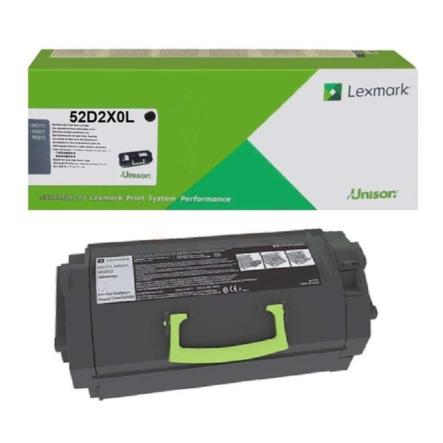 Toner d'origine Lexmark 52D2X0L / 522XL - noir