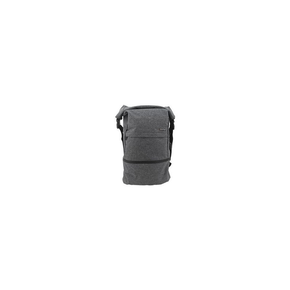 LiGHTPAK Sac à dos pour PC portable, polyester 600D, gris