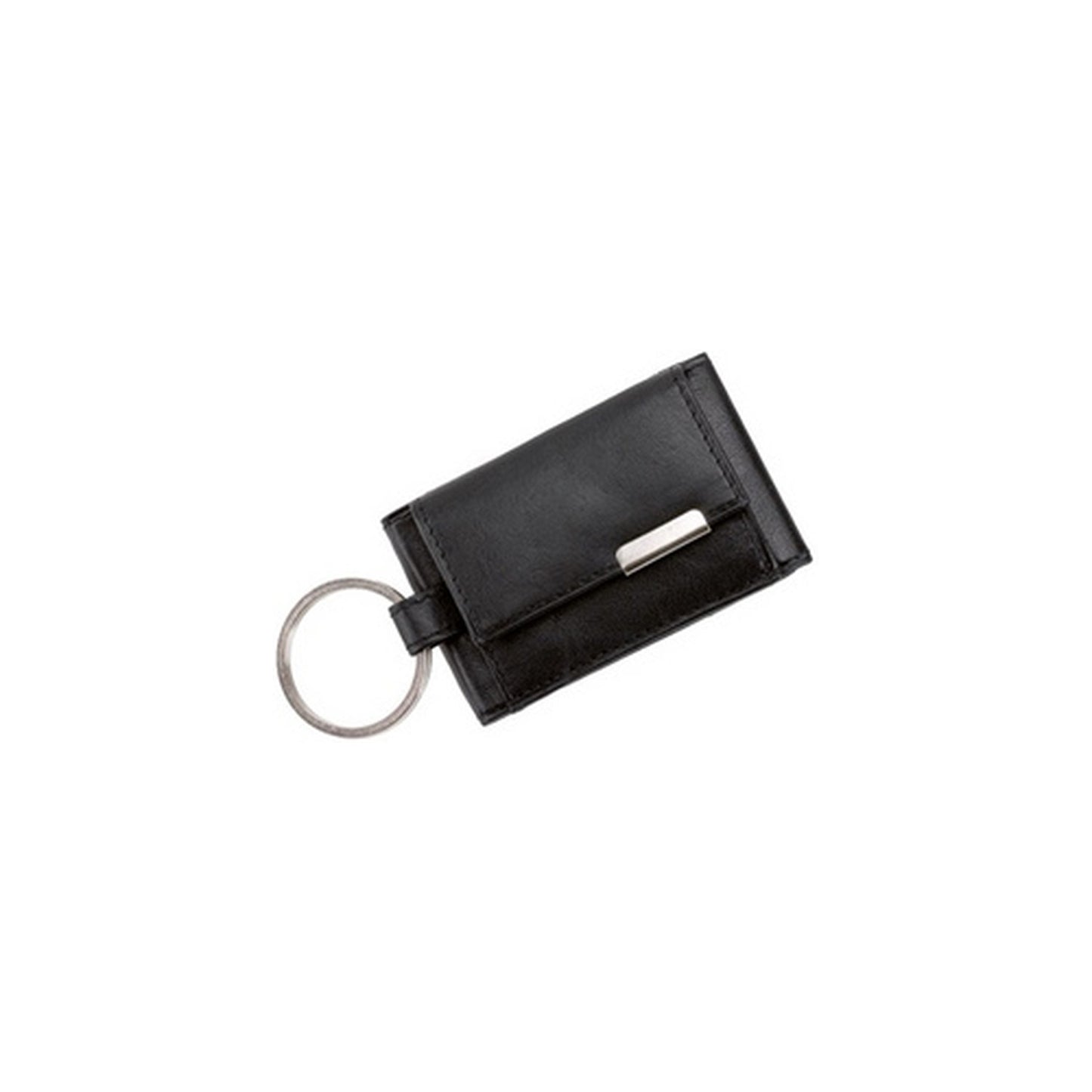 Alassio Mini porte-monnaie avec ornement métallique, noir