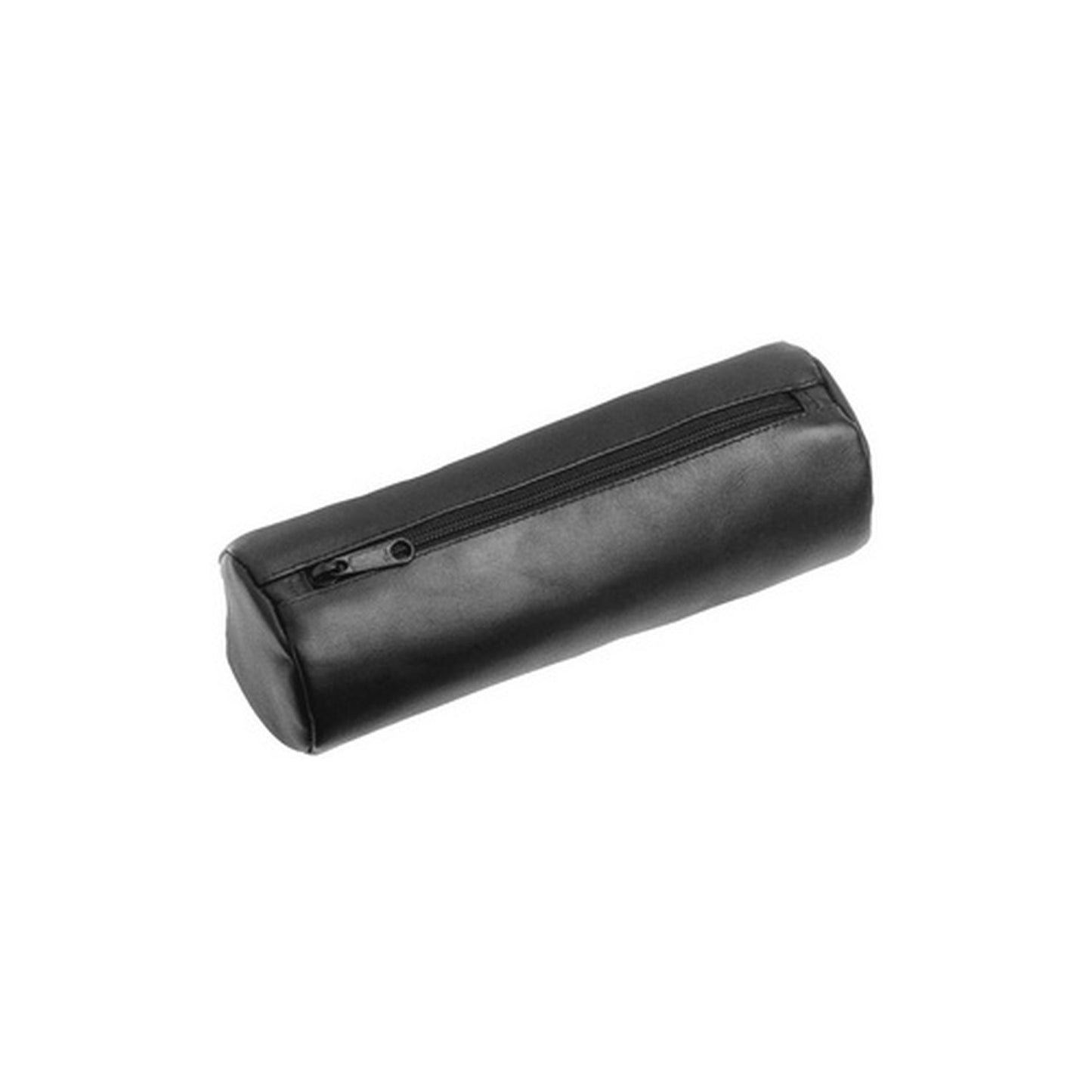 Alassio Trousse ronde XXL, en cuir, noir