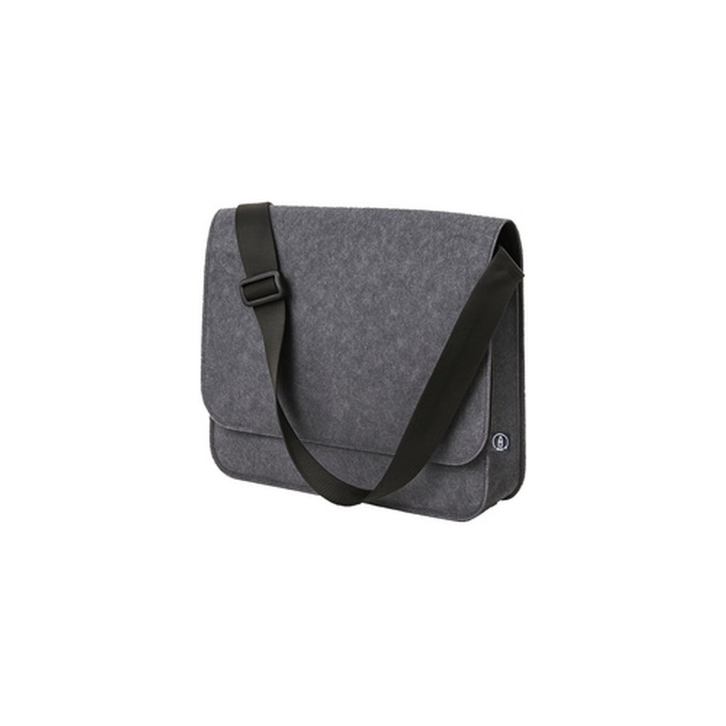 STOP Sacoche pour laptop, feutre RPET, gris foncé