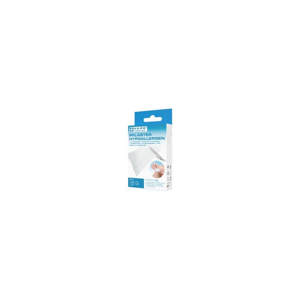 HARO Pansement hypoallergénique, 500 x 60 mm, blanc