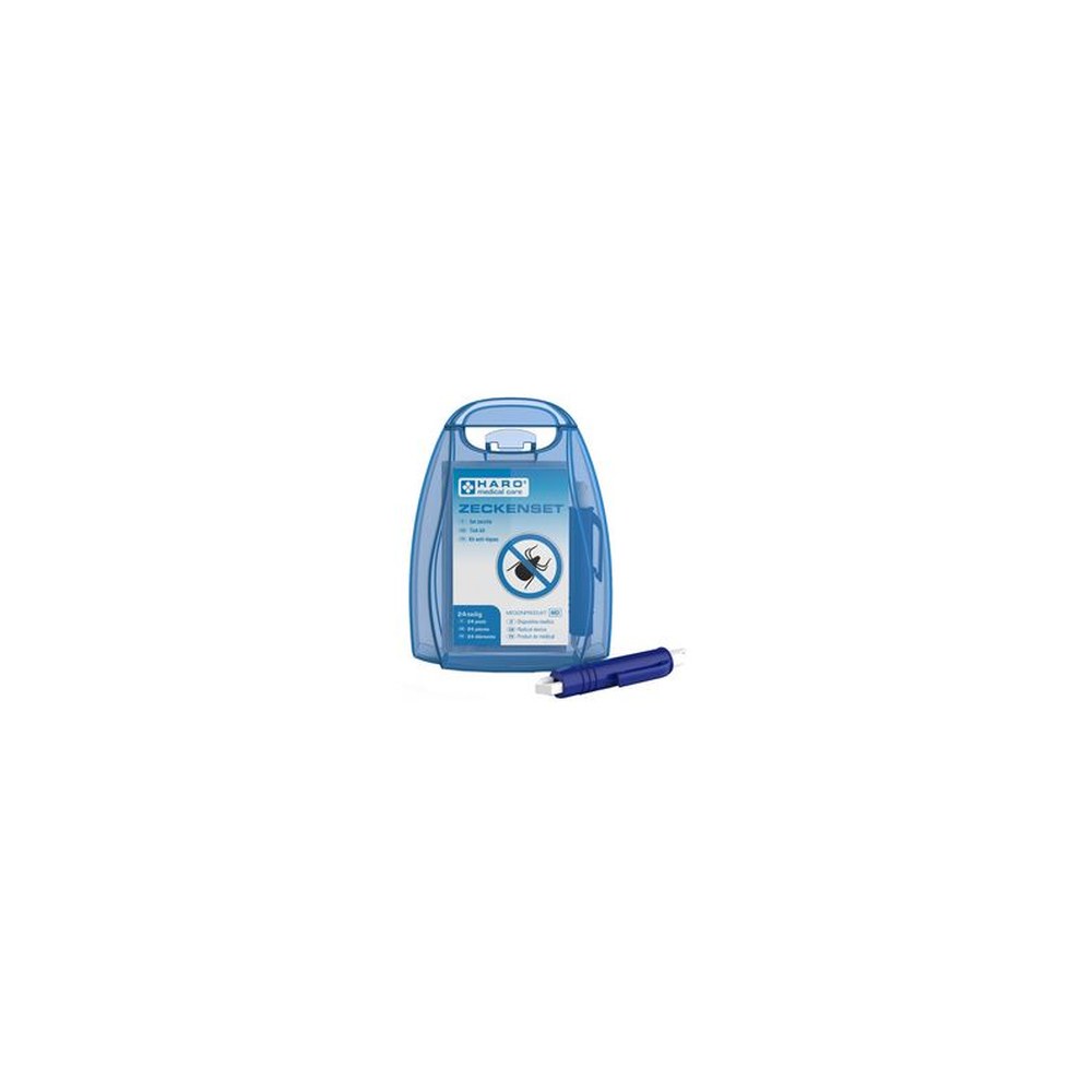 HARO Kit anti-tiques, 24 pièces, boîte de transport bleue