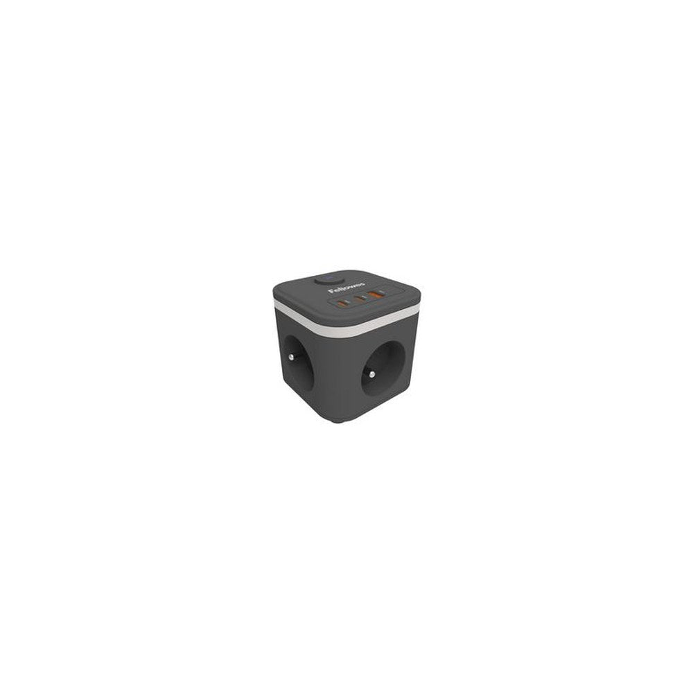 Fellowes Cube multiprise Power Cube, type E, noir