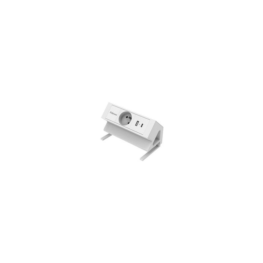 Fellowes Multiprise de table Power Desk, type E, blanc