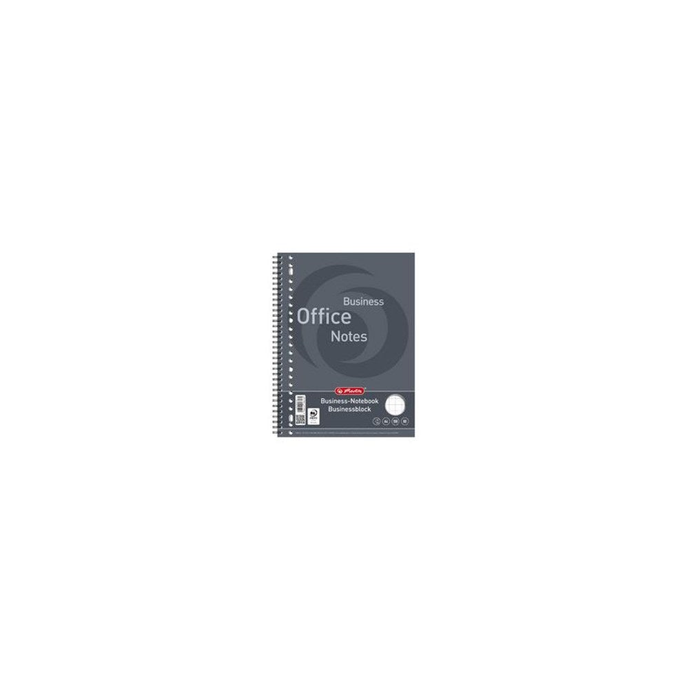 herlitz Bloc business avec spirale sur la longueur, A4,