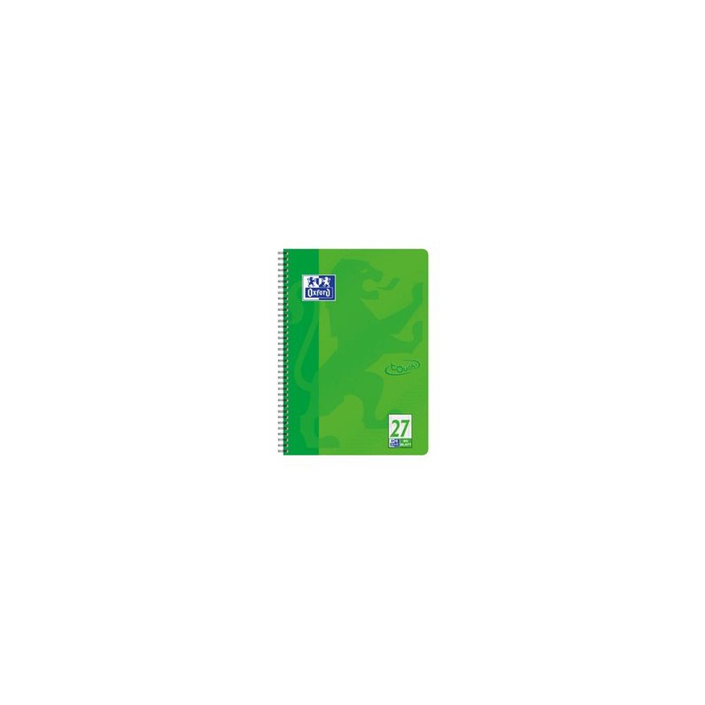 Oxford Cahier Touch, A4+, ligné, 160 pages, vert herbe