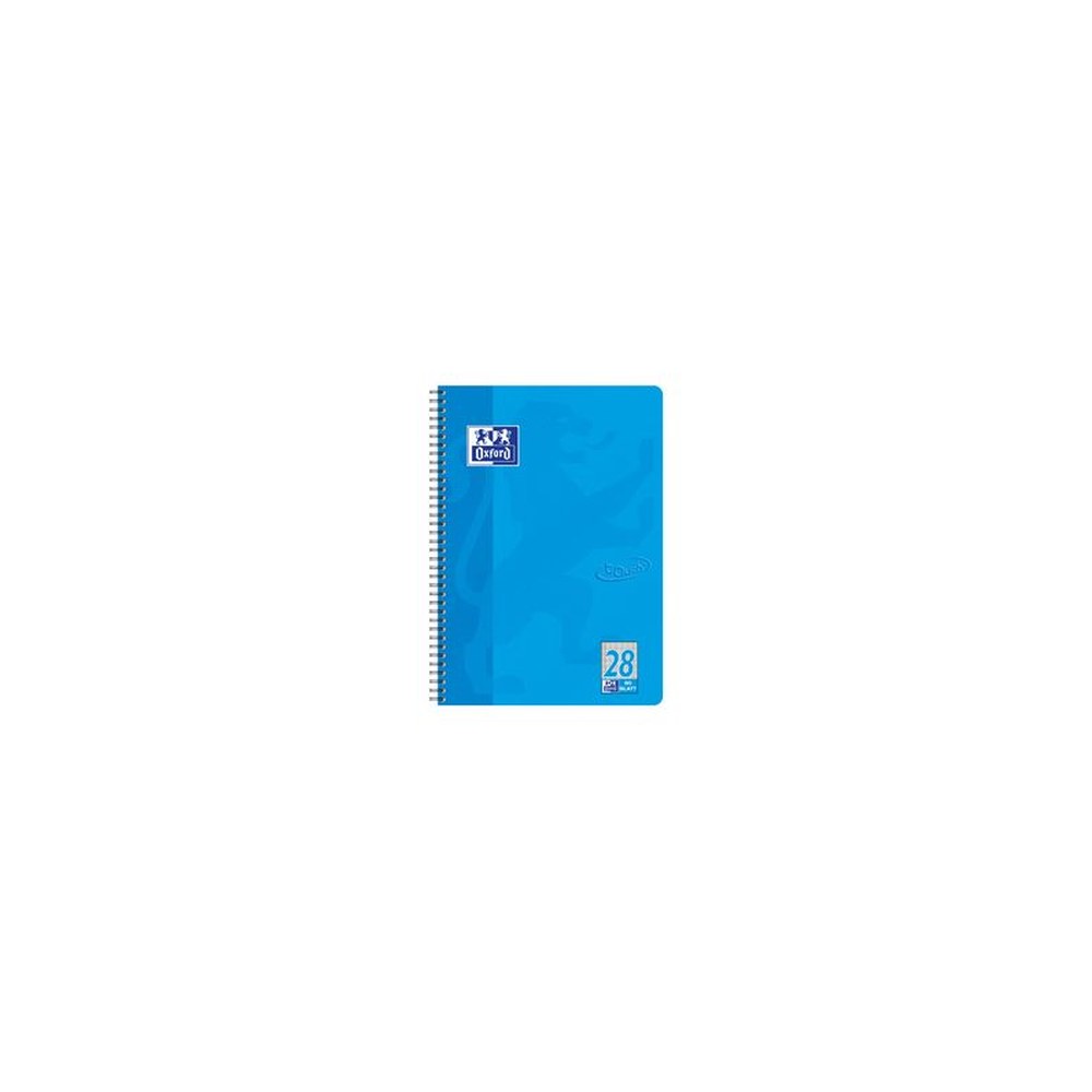 Oxford Cahier Touch, A4+, quadrillé, 160 pages, bleu mer