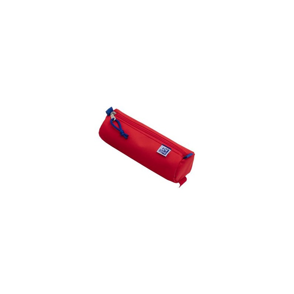 Oxford Trousse ronde, polyester, rond, grand, rouge