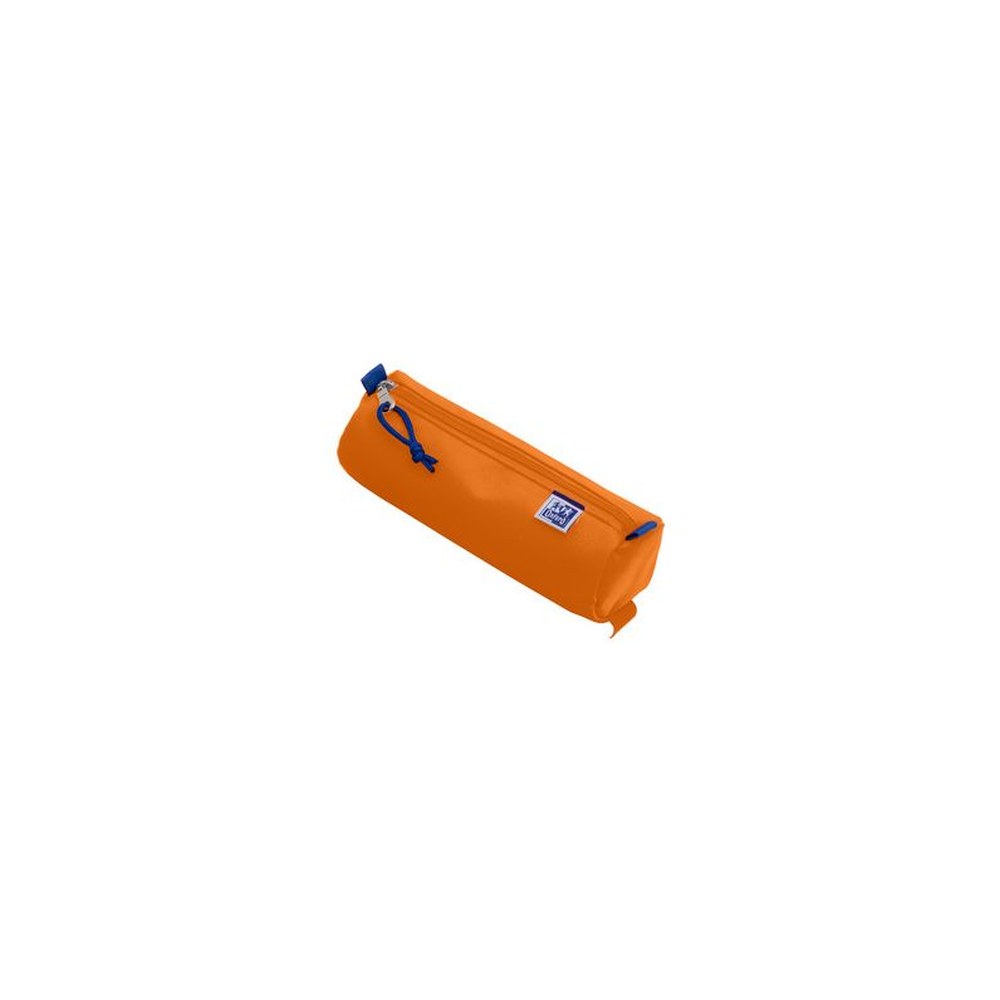 Oxford Trousse ronde, polyester, rond, grand, orange