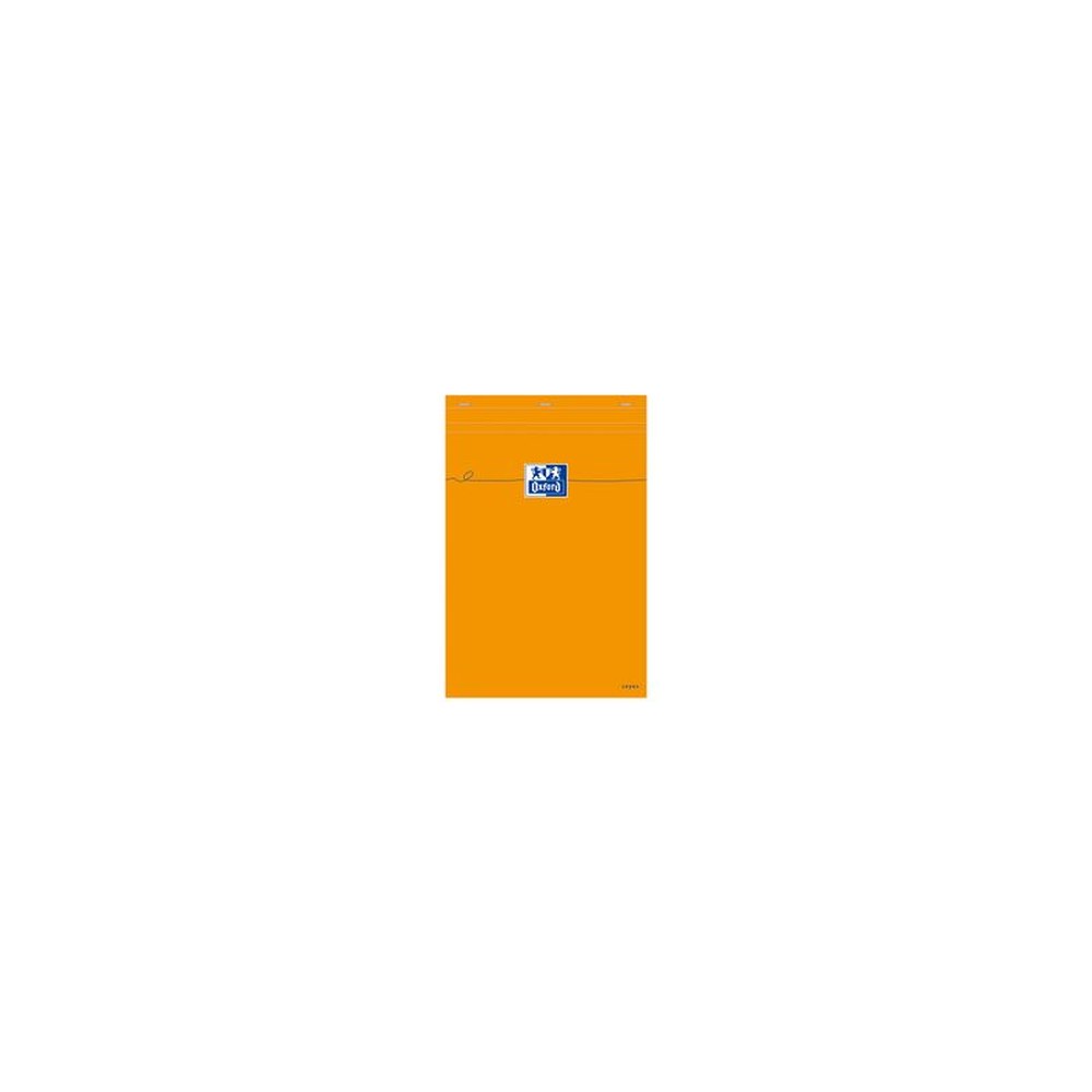Oxford Bloc-notes, A4, Seyès, 80 feuilles, orange