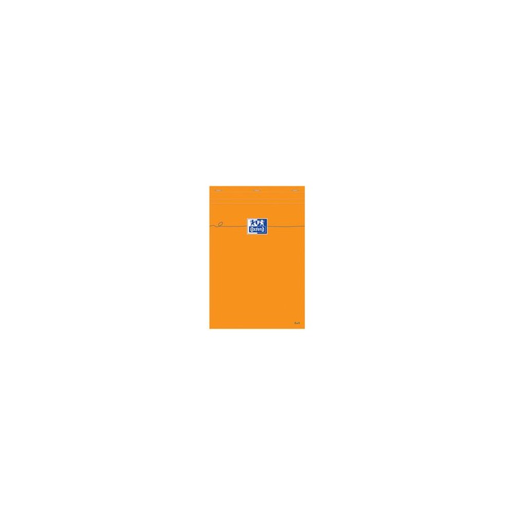 Oxford Bloc-notes, 210 x 315 mm, uni, 80 feuilles, orange