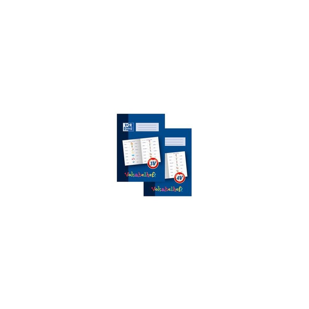 Oxford Vokabelheft, Lineatur: 4V, DIN A4, 16 Blatt