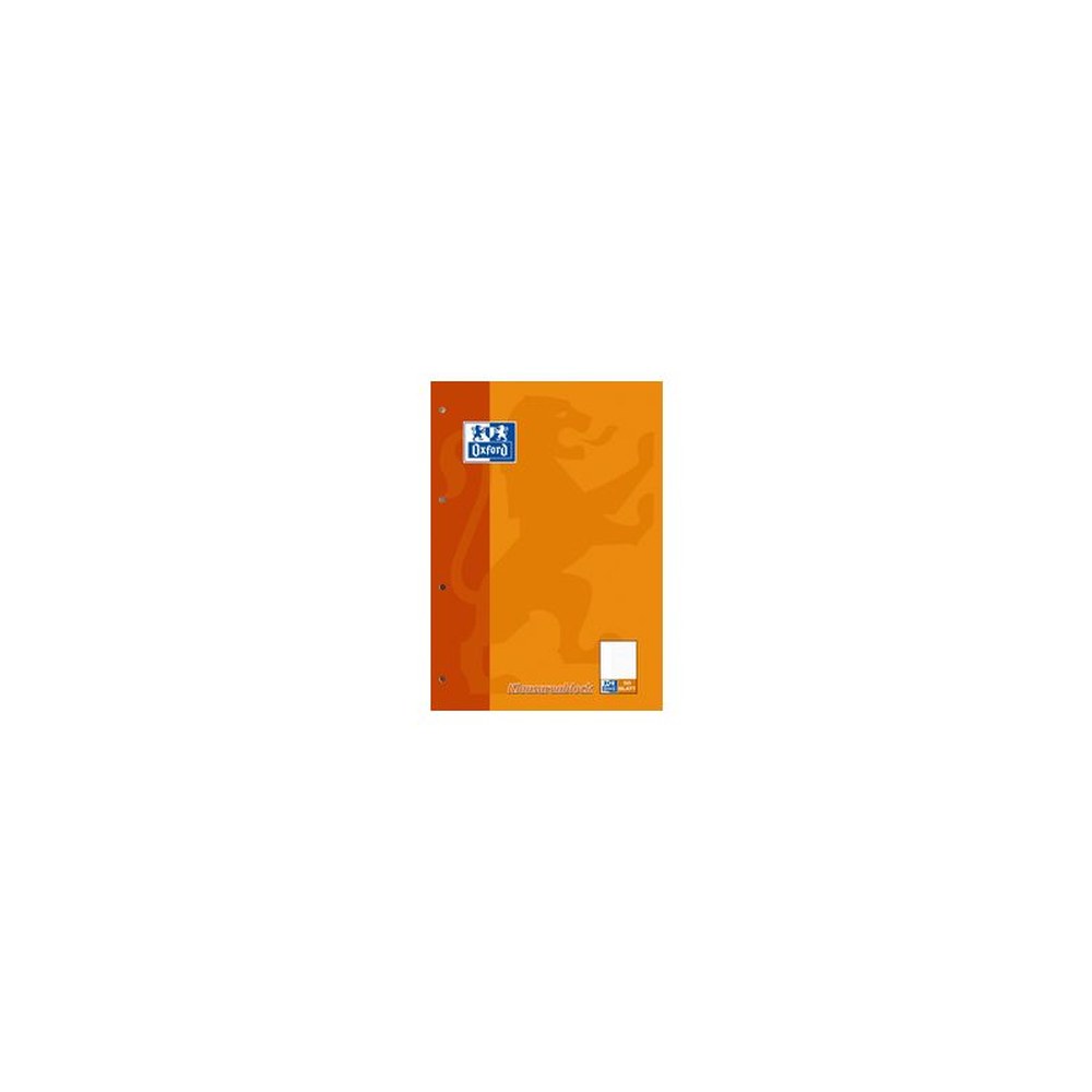 Oxford Klausurenblock, format A4, 100 pages, ligné