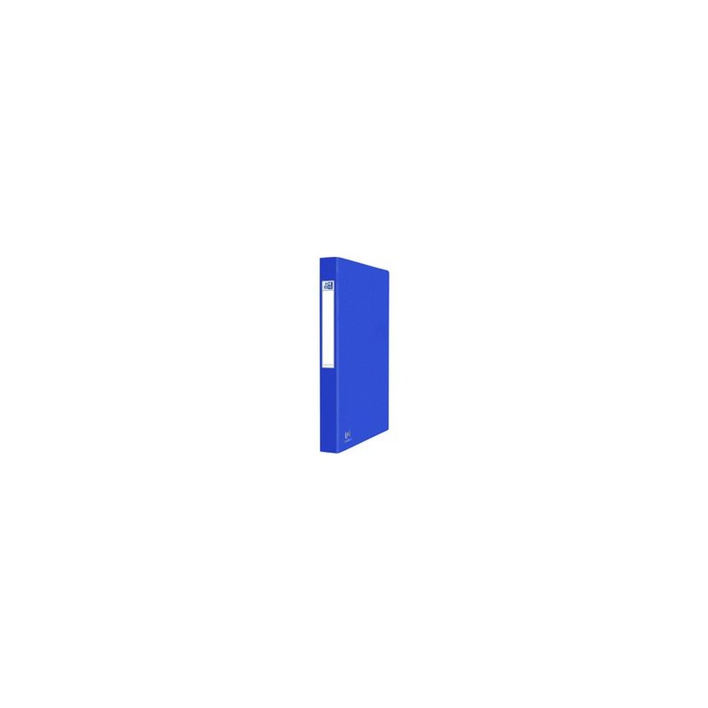 Oxford Classeur EUROFOLIO+, A4, carton, 2 anneaux, bleu