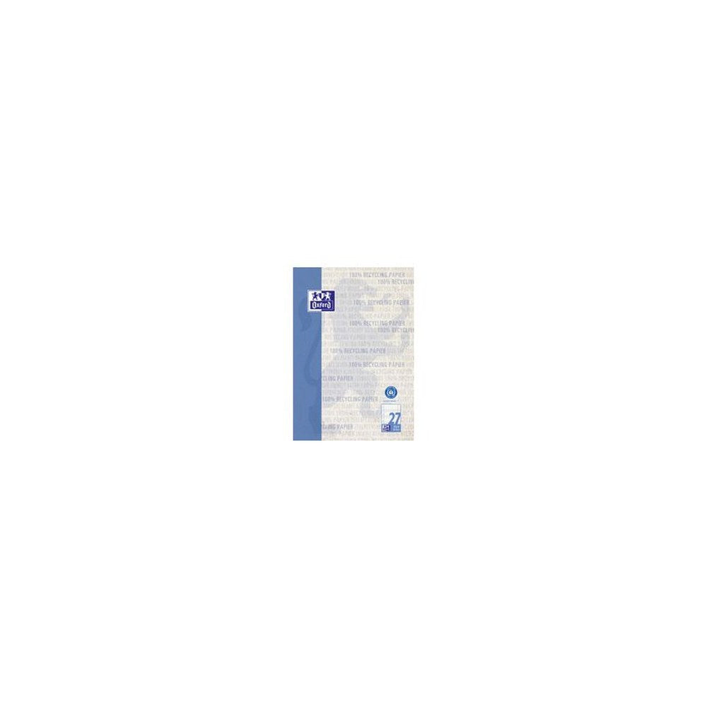 Oxford Schulblock "Recycling", DIN A4, 50 Blatt, Lineatur 27
