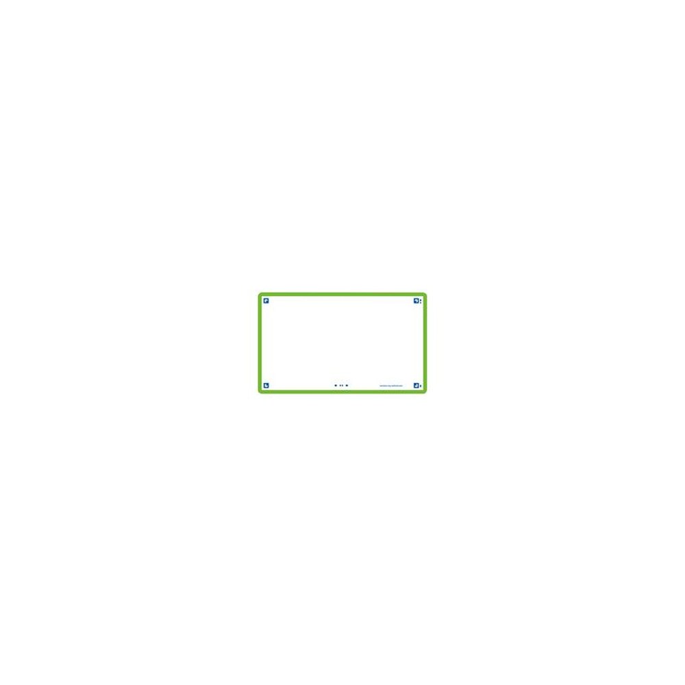 Oxford Fiches "Flash 2.0", 75 x 125 mm, ligné, vert