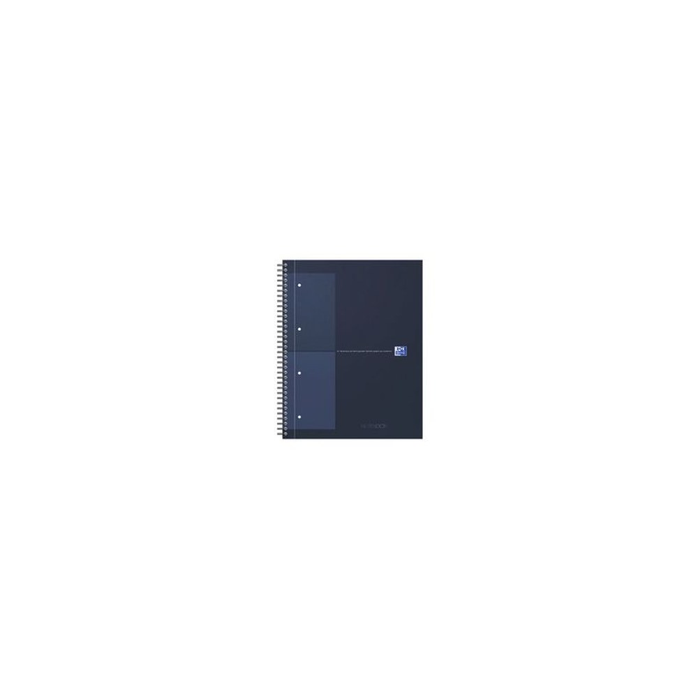 Oxford International Cahier NOTEBOOK, A4, ligné, bleu foncé