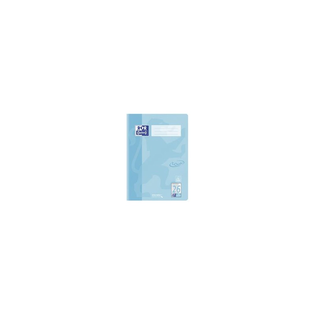 Oxford Cahier Touch pastel, A4, linéature 26, bleu