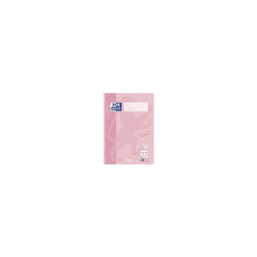 Oxford Cahier Touch pastel, A4, linéature 27, corail