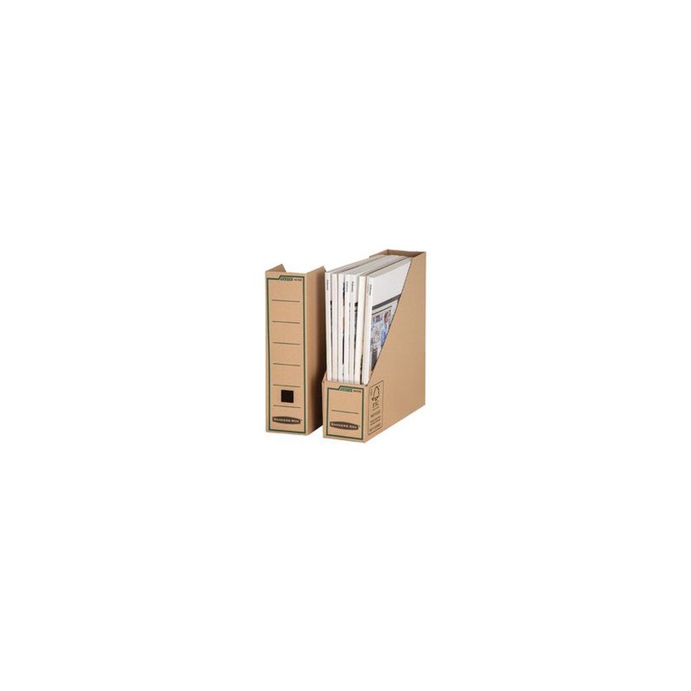 Fellowes Porte-revues BANKERS BOX EARTH, marron x20