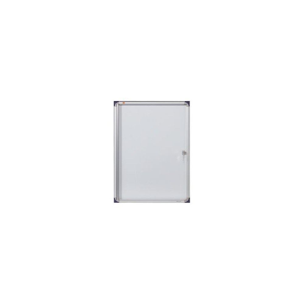 nobo Vitrine, extra plat, fond métal, 1 x format A4