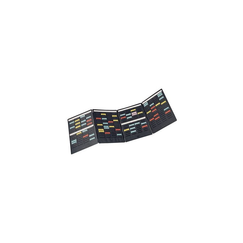 nobo Set mini planning, (l)240 x (H)310 mm, en PVC, noir