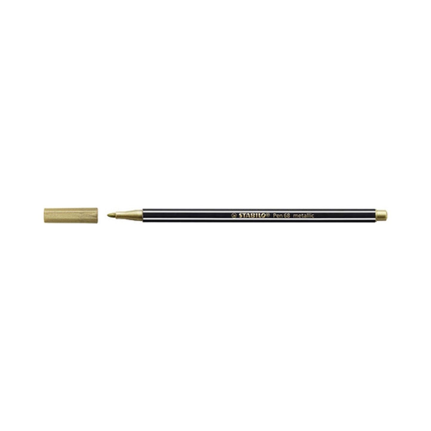STABILO Stylo feutre Pen 68 metallic, or