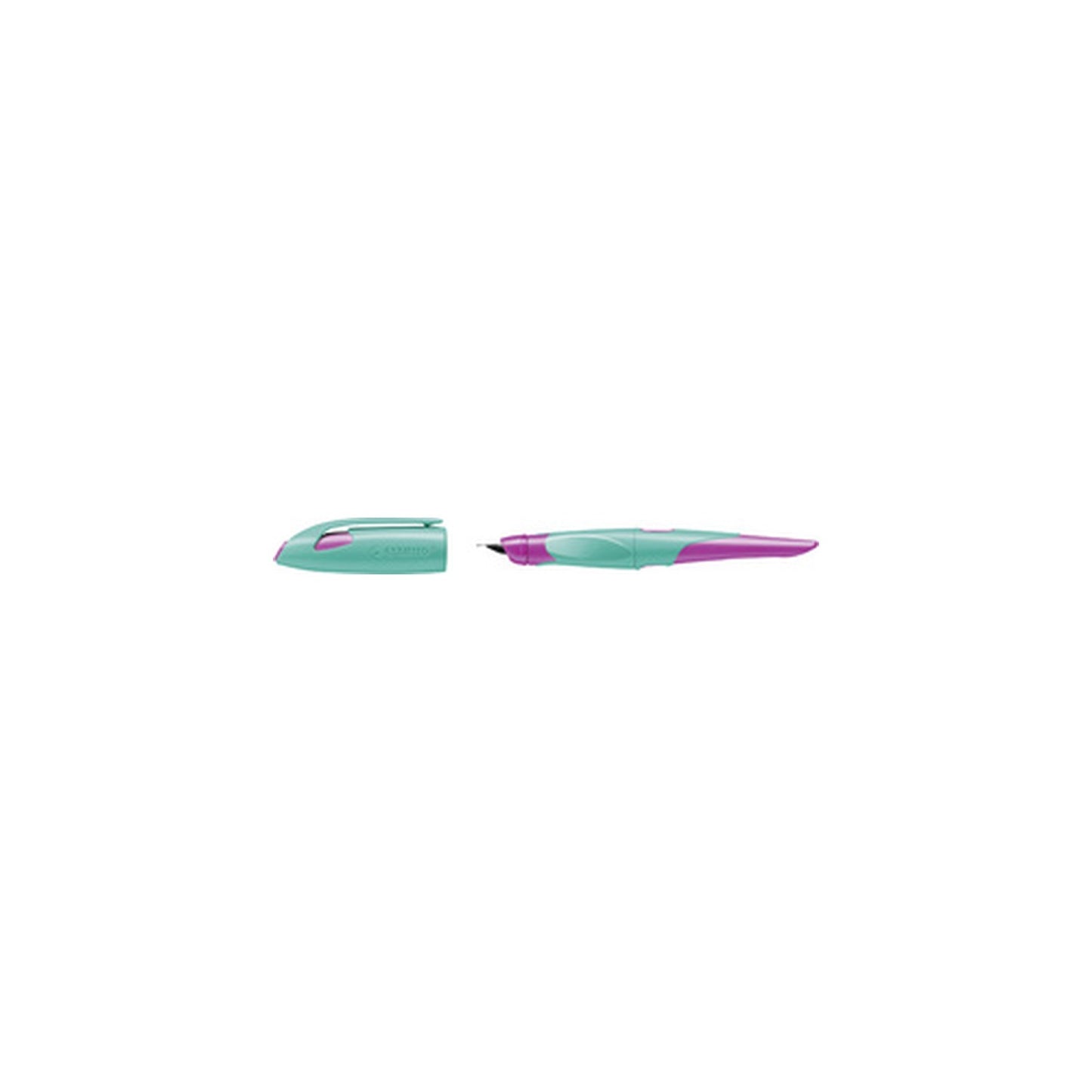 STABILO Stylo plume EASYbirdy R, droitiers, turquoise/rose