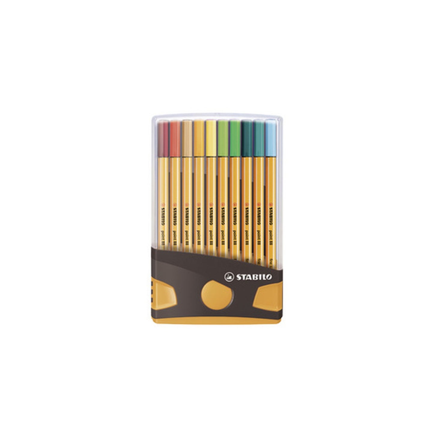 STABILO Feutre point 88, ColorParade de 20, gris/orange